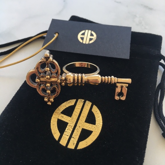 House of Harlow 1960 Key Cocktail Ring - Picture 4 of 6